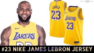 🏀 Déballage Maillot Junior Nike LeBron James 23 Swingman Icon Edition Los Angeles Lakers [upl. by Nonnarb]