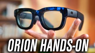 HandsOn Meta Orion Augmented Reality Glasses [upl. by Melva]