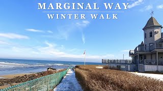 4K Winter on Marginal Way  Ogunquit amp Perkins Cove 4K Scenic Coastal Walking Tour with Binaural 🎧 [upl. by Sabine]