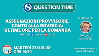 Assegnazioni provvisorie conto alla rovescia ultime ore per la domanda [upl. by Amar]