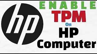 Enable TPM on HP Computer [upl. by Rask159]