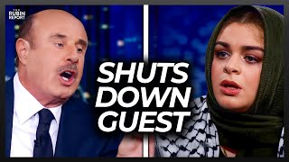 Audience Goes Nuts as Dr Phil Debunks Palestine Activist’s Lies [upl. by Aerdnac]