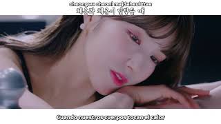 LABOUM  BETWEEN US MV Sub Español  Hangul  Roma HD [upl. by Keisling888]