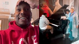 Tyrese Amazed Watching Warryn amp Erica Campbell Sing With Daughter At His Mansion 🗣 [upl. by Aiuqat]