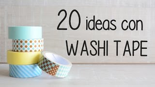 Ideas con washi tape [upl. by Allesiram63]