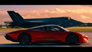 McLaren Speedtail vs F35 Fighter Jet DRAG RACE [upl. by Braca]