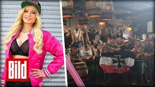 Neonazis bei Mia Julia Konzert auf Mallorca  Auf Wiedersehen Hammerskins  Ihr Rechten [upl. by Ittak]