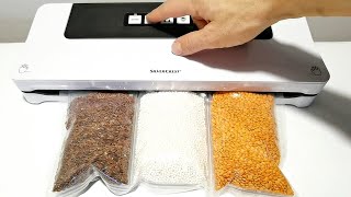 Vacuum Sealer Test  SilverCrest  German Quality 5 [upl. by Medlin]