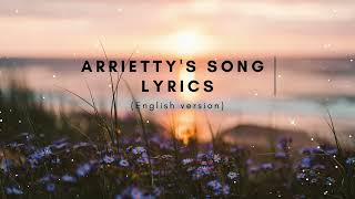 Arrietys Song English Version Lyric Video [upl. by Lenad]