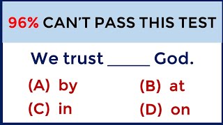 English Grammar Test ✍️📖 If you pass this test your English is fantastic [upl. by Erehs663]