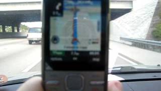 Nokia C5 Navigation in USA [upl. by Tychon]