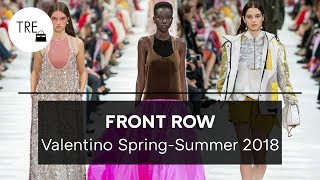 Todos los detalles del desfile de VALENTINO  Front Row  SpringSummer 2018 [upl. by Ariamoy]