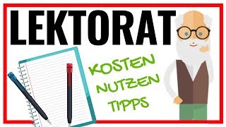 Lektorat im Studium  Selbst Korrekturlesen oder Profi bezahlen Bachelorarbeit Masterarbeit 📝 [upl. by Martinic862]