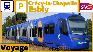 Transillien P CrécylaChapelle  Esbly [upl. by Juditha]