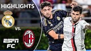 AC Milan vs Real Madrid  Full Game Highlights  ESPN FC [upl. by Enitsyrk]