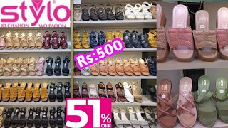 Stylo shoes flat 51 sale start only 500 [upl. by Anivol]