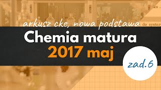 Matura Chemia 2017 maj CKE  Zadanie 6 Zawartość amoniaku w mieszaninie Podstawa 2015 [upl. by Endys]