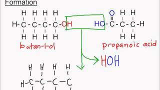 Sci 30 Alcohols Carboxylic Acids and Esters Part 3 Naming Esters [upl. by Htrap30]