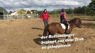 Reiten lernen mit der PonyTruppe  Teil 11  Der Galopp [upl. by Ahseinad]