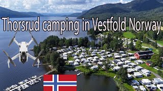 Thorsrud camping Vestfold Norway4K 100fps Ultra light HDR Video with Drone [upl. by Ennaer]