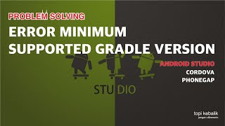 Android Studio Error Gradle Sync Failed  Error Minimum Support Gradle [upl. by Imogene145]