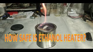 Diy safer Ethanol Fireplace heater  safety update [upl. by Stanfill]