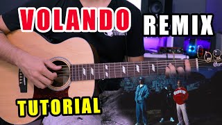 Cómo tocar quotVolandoquot REMIX de Mora Sech Bad Bunny en Guitarra Tutorial  PDF GRATIS [upl. by Rozelle375]