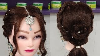 Ponytail Hairstyles With simple braid and twist  Beautiful Hairstyles [upl. by Westberg222]