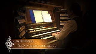 Toccata pour Grand Orgue by Gaston Bélier 18631938  John Paradowski Organist [upl. by Adelbert840]