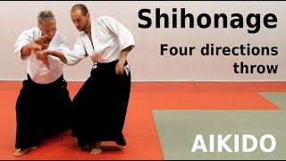 Aikido technique SHIHONAGE on basic attacks by Stefan Stenudd [upl. by Alley105]