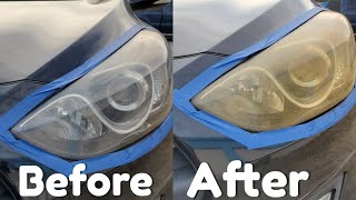 Best headlight Restoration Free [upl. by Trescha650]