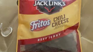 Jack Links Fritos Chili Cheese Beef Jerky Review [upl. by Dolley361]