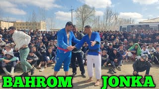 JONDOR TUMANI XOSAKOR QISHLOGʻIDA KATTA KURASH BOʻLDI [upl. by Haon]