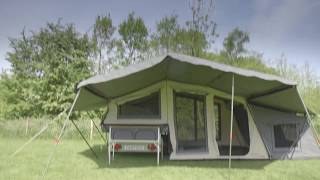 2018 Campooz Lazy Jack trailer tent review Camping amp Caravanning [upl. by Itteb]