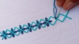 Attractive Embroidery Stitches for BeginnersNew Embroidery [upl. by Ary]