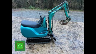 KOMATSU PC01 MICRO DIGGER SOLD BY wwwcatlowdycarriagescom [upl. by Acinorrev]