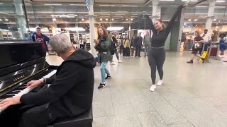 One American Lady Starts To BoogieAnother Joins In [upl. by Aneer875]