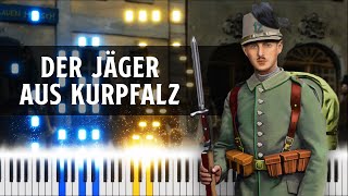 Der Jäger aus Kurpfalz Marsch  PIANO TUTORIAL [upl. by Spratt653]