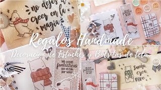 🌾¡¡REGALOS HANDMADE DIARIO ESTUCHE BOLSITAS de TELA MARCAPÁGINAS y mucho más [upl. by Carisa]