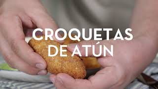 ¿Cómo hacer croquetas de atún receta  Cocina Fácil [upl. by Mafalda]