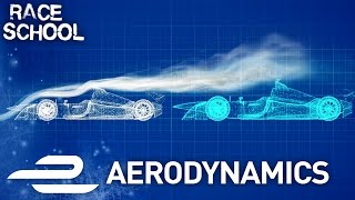 Race School Aerodynamics Downforce amp Slipstreams Explained  Formula E [upl. by Odnalref583]