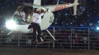 Agro Purus 2013 Show na abertura com o helicoptero do CMT JACK [upl. by Ssac418]