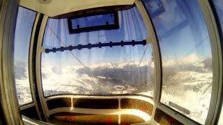 La Plagne Plagne Centre Funiplagne Grande Rochette Télécabine  Gondola [upl. by Derfnam]