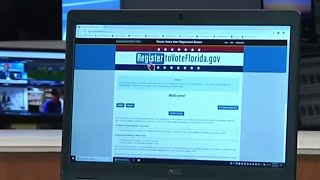 Florida voter registration site back up and running [upl. by Laenaj536]