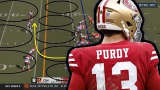 Film Study HE WAS BAD What went WRONG for Brock Purdy and the San Francisco 49ers Vs the Bengals [upl. by Perrie557]