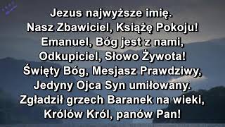 JEZUS  najwyższe Imię nasz Zbawiciel [upl. by Camilo]