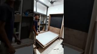 Folding bed design viralvideo interiordesingn reels [upl. by Rolyat712]