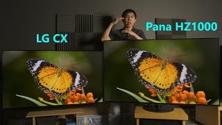 LG CX vs Panasonic HZ1000 2020 OLED TV Comparison [upl. by Bandeen]