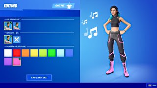 All Fortnite Reactive Music Skins Showcase Amplitude Harmonizer Syncopator amp More [upl. by Ayram270]