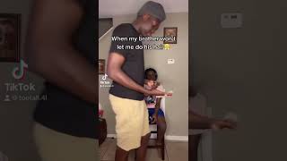 When My Brother Won’t Let Me Do His Hair😭trending hair 4chair tiktok trendingshorts viral [upl. by Dosh109]